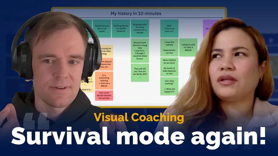 Visual coaching session with Joan